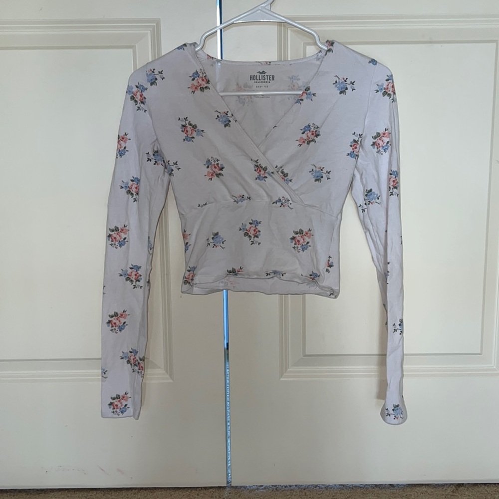 Hollister Long Sleeve Baby Tee